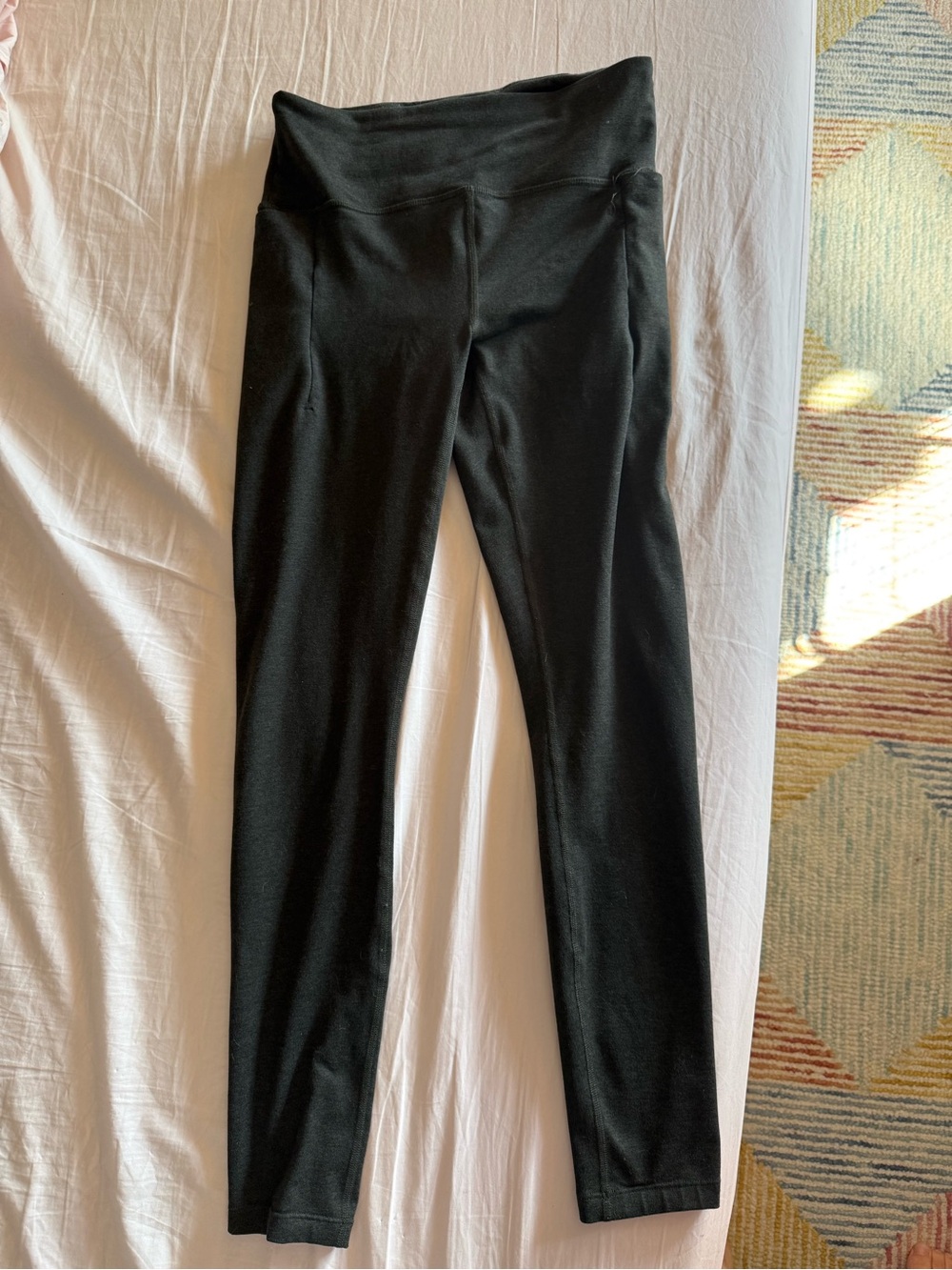 Prana forrest green Leggings - Stretch High-Waist Bottoms